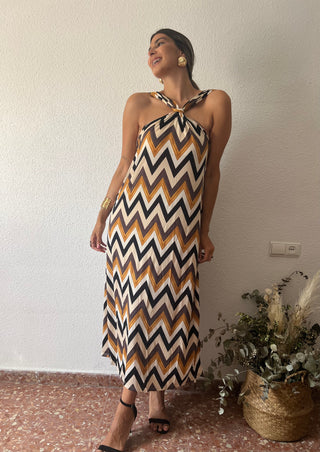 VESTIDO FLUIDO RAYAS