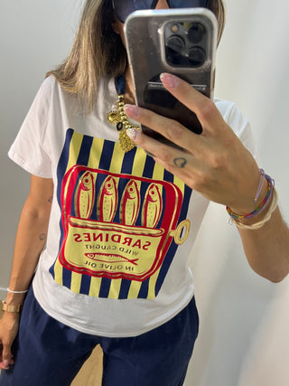 CAMISETA RAYAS SARDINAS