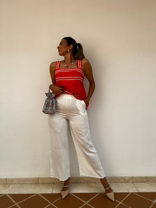 PANTALÓN FLUIDO LINO