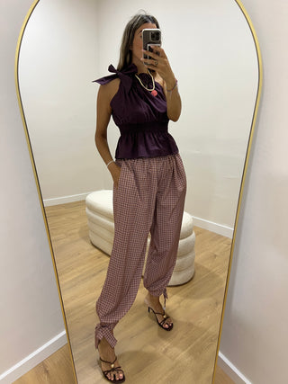 PANTALÓN VICHY LAZO