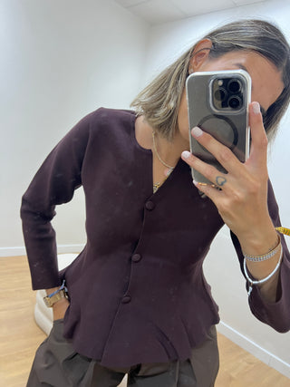 CÁRDIGAN PEPLUM