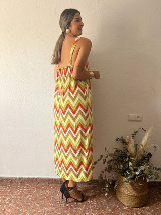 VESTIDO FLUIDO RAYAS