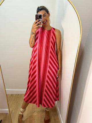 VESTIDO FLUIDO RAYAS