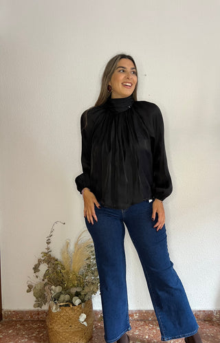 BLUSA FLUIDA BRILLO