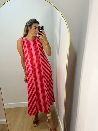 VESTIDO FLUIDO RAYAS