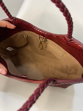 BOLSO TRENZADO MEDIANO
