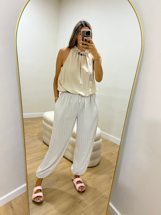 PANTALÓN BOMBACHO RAYAS