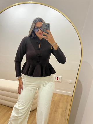 TOP PUNTO PEPLUM