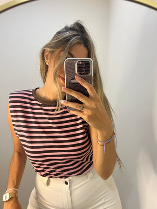 CAMISETA RAYAS HOMBRERAS