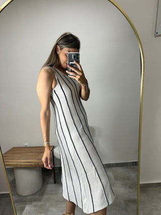 VESTIDO PUNTO RAYAS