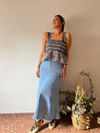 FALDA CAPA DENIM