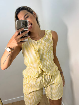CONJUNTO VICHY VOLANTE