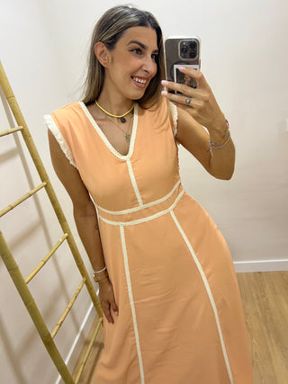VESTIDO FLECOS