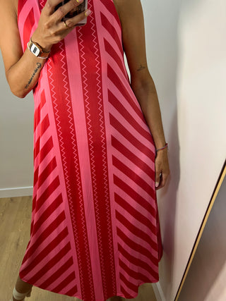 VESTIDO FLUIDO RAYAS