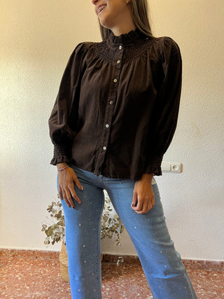 CAMISA MICROPANA FRUNCE