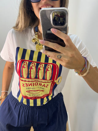 CAMISETA RAYAS SARDINAS