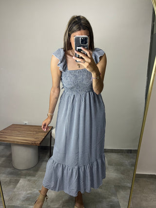 VESTIDO VICHY VOLANTES