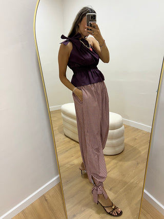 PANTALÓN VICHY LAZO