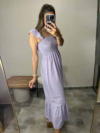 VESTIDO VICHY VOLANTES