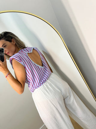 CAMISETA HOMBRERAS CORAZÓN