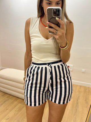 SHORT ALGODÓN RAYAS