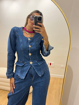 CONJUNTO DENIM BOTONES