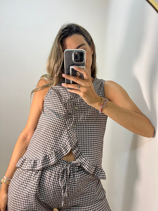 CONJUNTO VICHY VOLANTE