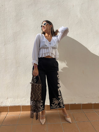 BLUSA FLUIDA VOLANTES