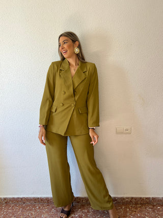 TRAJE CRUZADO OLIVA