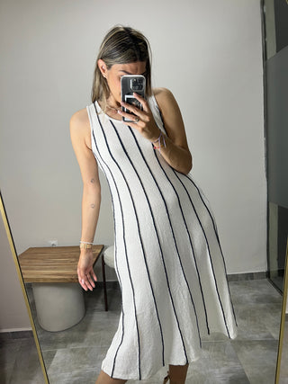 VESTIDO PUNTO RAYAS
