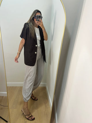 BLAZER LINO MANGA CORTA