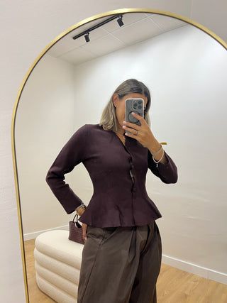 CÁRDIGAN PEPLUM