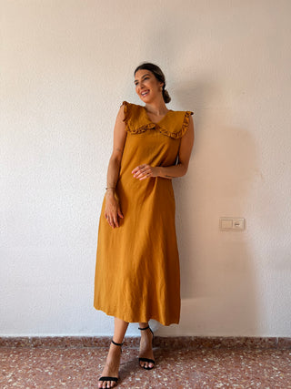 VESTIDO FLUIDO CUELLO BOBO