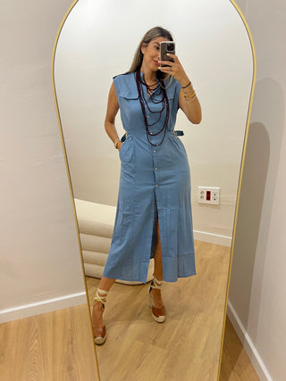 VESTIDO CAMISERO FLUIDO