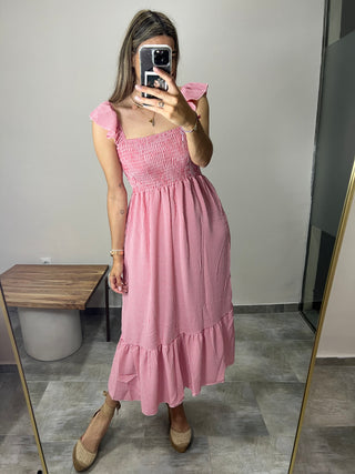 VESTIDO VICHY VOLANTES
