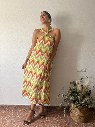 VESTIDO FLUIDO RAYAS