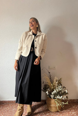 CHAQUETA CORTA BOTONES