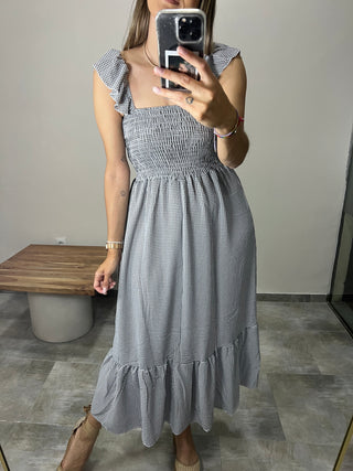 VESTIDO VICHY VOLANTES