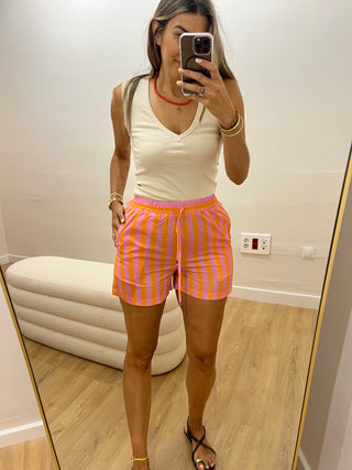 SHORT ALGODÓN RAYAS