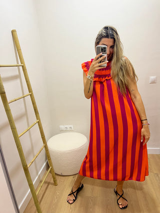 VESTIDO CAYETANA FLÚOR
