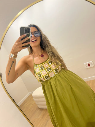 VESTIDO VOLANTE CROCHET