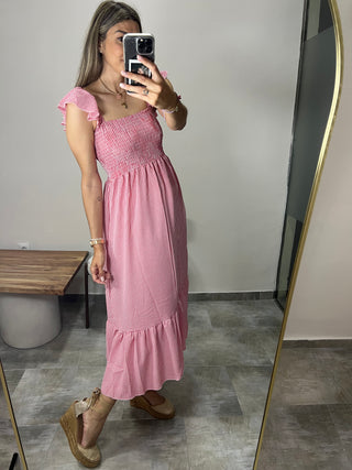 VESTIDO VICHY VOLANTES
