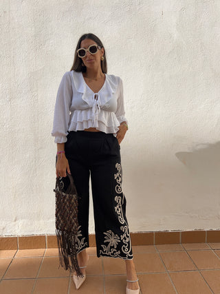 BLUSA FLUIDA VOLANTES