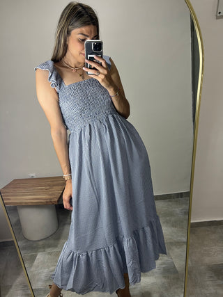 VESTIDO VICHY VOLANTES