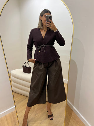 CHAQUETA PUNTO CINTURÓN