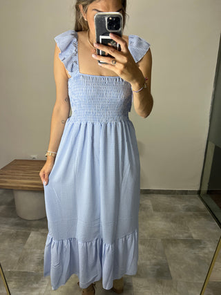 VESTIDO VICHY VOLANTES