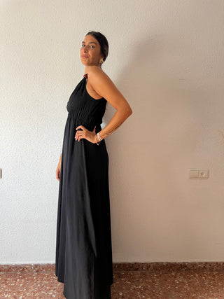 VESTIDO LARGO ABALORIO