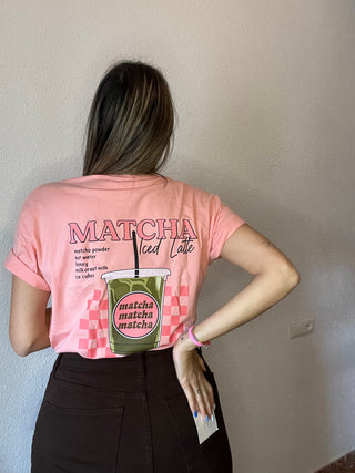CAMISETA PINK MATCHA