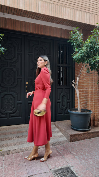 VESTIDO FRUNCE HOMBRERAS