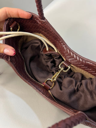 BOLSO TRENZADO MEDIANO